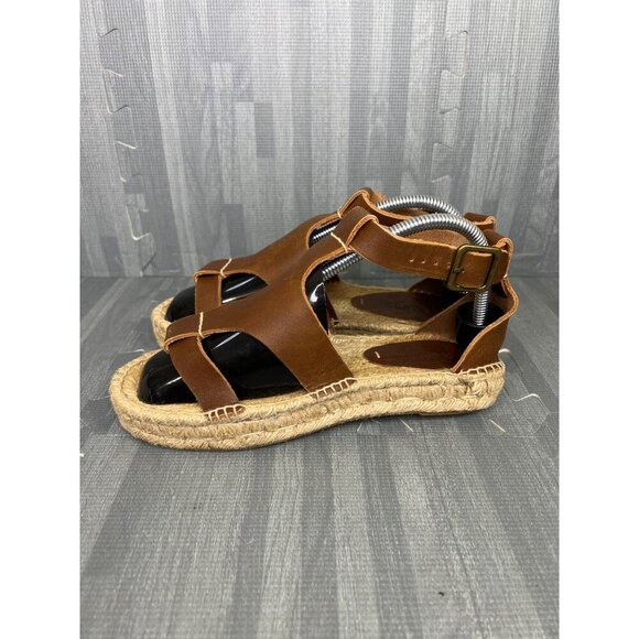 Soludos Shoes - Soludos Banded Shield Sandals Espadrille Women 6.5 Brown